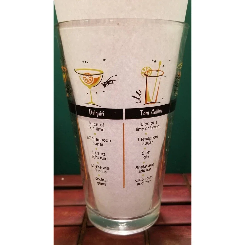 Vintage Retro Barware 16oz